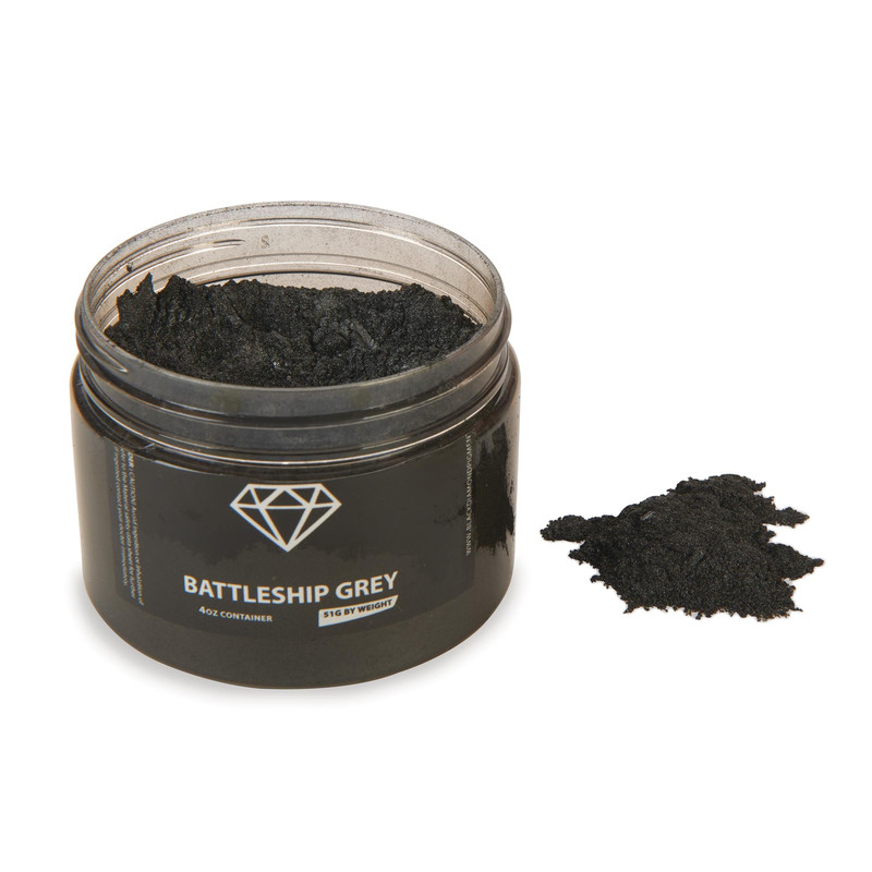 Mica Powder - 51 Grams - Color:Battleship Grey